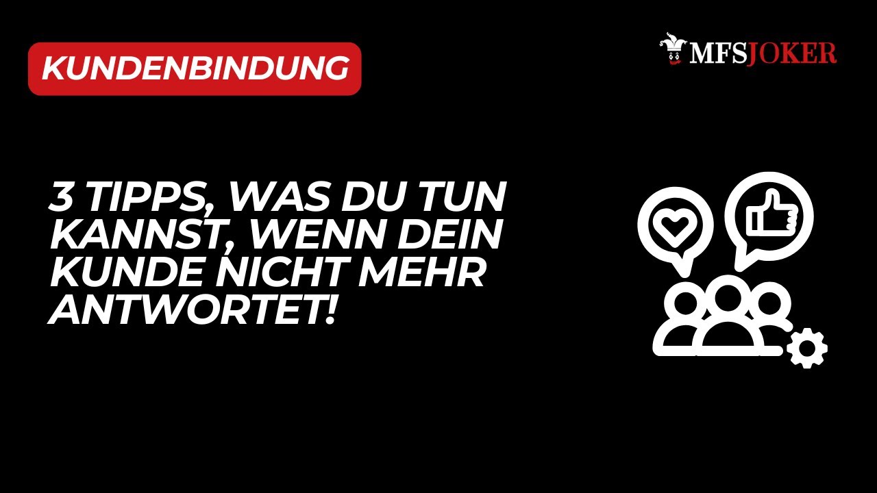 Was kann ich tun, wenn ein Lead nach dem ersten Gespräch nicht mehr antwortet?